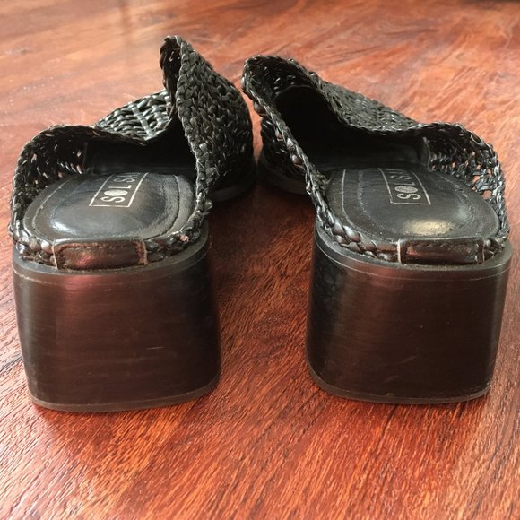 Sol Sana Parker black woven leather mules - Picture 7 of 9